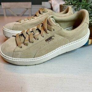 Puma Trace Platform Suede Sneakers
